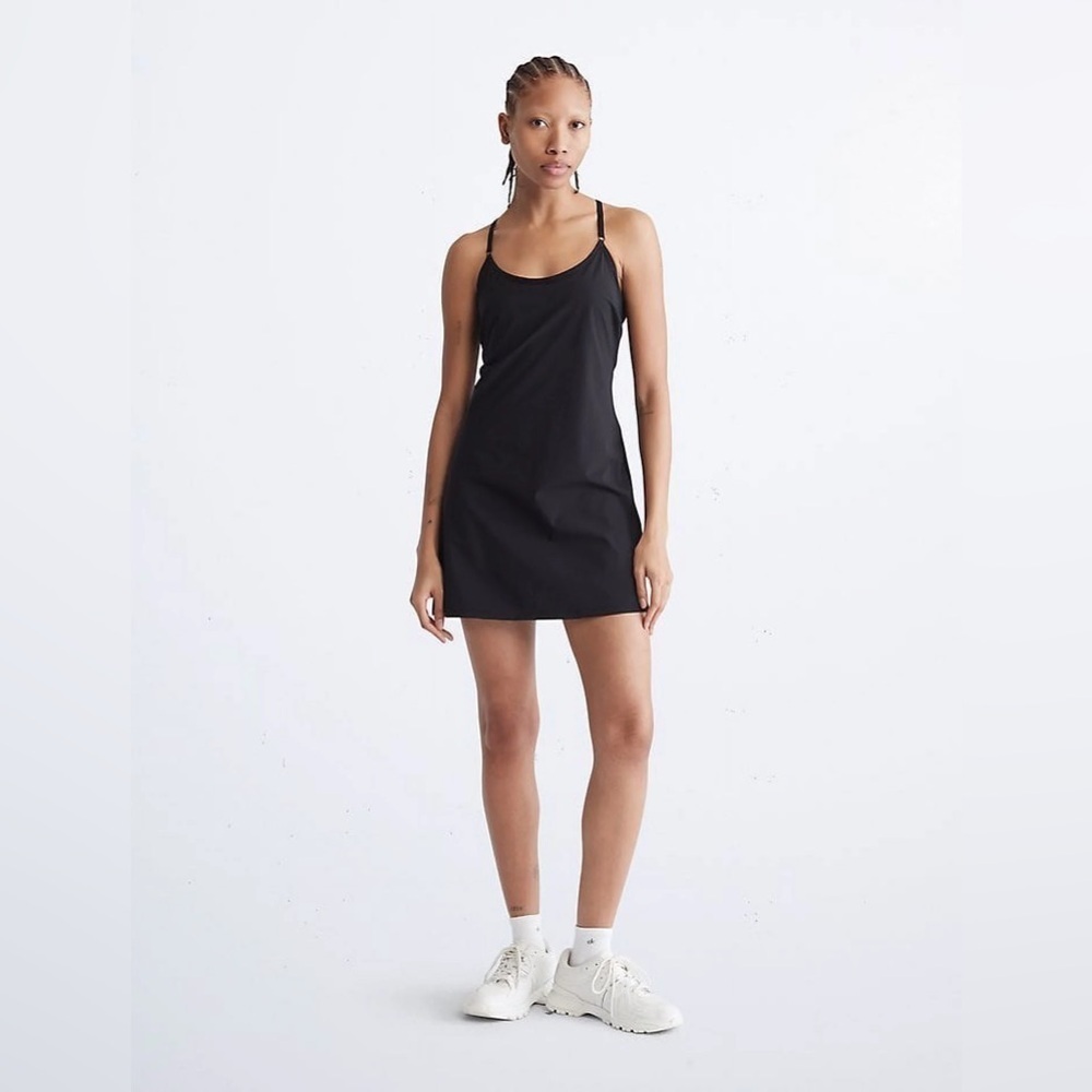 Calvin Klein Performance Unitard Halter Mini Dress Size Large